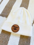 Midwest Patch Beanie - Ivory