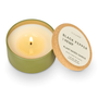 Verde Tin Candle with Cork Lib- Black Pepper and Hemp