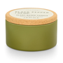Verde Tin Candle with Cork Lib- Black Pepper and Hemp