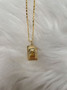 Nora Gold Initial Necklace - C