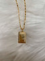 Nora Gold Initial Necklace - L