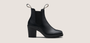 Block Heeled Boots - Black