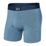 Ultra Soft Boxer Brief Fly - Stone Blue Heather