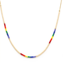 Miyuki Seed Bead Necklace - Rainbow