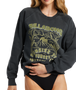 Here We Go Sweatshirt - Black Pebble