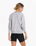 Long Sleeve Halo Crew - Pale Grey Heather