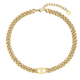Riad Link Collar - Gold