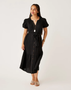 Memphis Gauze Dress - Black