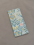 Woven Cotton Printed Towel - Aqua