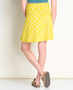 Chaka Skirt - Sulphur Half Daisy Print