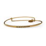 Posy Gold Wire Bracelet - You Are My Everything - Gold