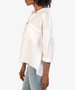 Zuma Crop Button Down - White