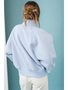 Piper Snap Button Sweater - Sky Blue