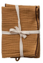 Woven Cotton Tea Towel - Mustard