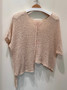 Rachel Open Knit Top - Beige