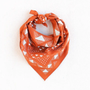 Orange Quilt Bandana - Marmalade Orange