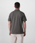 Short Sleeve Feather Polo - Warm Grey