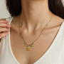 Sumner Shell and Star Necklace - Green