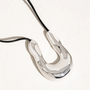 Sable Horseshoe Necklace - Silver