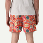 Men's Baggies 5 In - Wrasse: Pollinator Orange