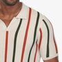 Striped Knit Polo - Stripes