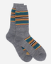 Olympic Stripe Crew - Charcoal