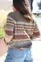 Fair Isle Cardigan - Tan Multi