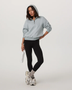 Restore Oversized Half Zip Hoodie - Blue Haze