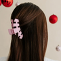 Medium Hair Clip - Merry Pinkmas