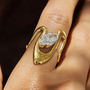 Vana Marquise Open Ring - Gold Vana Marquise Open Ring - Gold