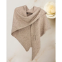 Cashmere Blend Knit Triangle - Taupe