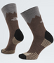Mountain Hiking Crew Sock - Smokey Brown