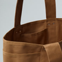 Circular Cotton Tote - Utility Brown