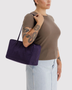 Medium Nylon Bowler Bag - Fig
