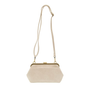 Vivie Frame Lock Crossbody - Eggshell