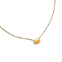 Gold Pebble Necklace - Gold