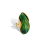Enamel Statement Ring - Green