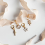 Sand Shell Lace/Charm Set - Gold