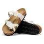 Mayari Flower - White Leather