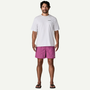 Men's Baggies Shorts 5 In - '95 Oval Logo: Faded Magenta