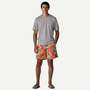 Men's Baggies Long 7 In - Tropiclimb: Hot Ember