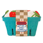 Berry Basket Tea Towel Set - Red Blue