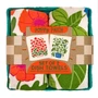 Poppy Patch Tea Towel Set - Orange Green