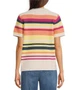 Textured Stripe Sweater - Pink Ecru