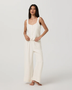 Trestles Twill Buttonfront Top - Natural