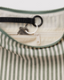 Small Nylon Crescent Bag - Sage Stripe