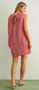 Gingham Mini Dress - Red White