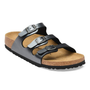 Florida - Metallic Black Birko Flor