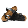 Mayari - Metallic Black Birko Flor