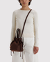 Nylon Drawstring Bag - Coffee